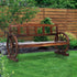 Gardeon Garden Bench Wooden Wagon Chair 3 Seat Outdoor Furniture Backyard Lounge Charcoal-Furniture > Outdoor-PEROZ Accessories