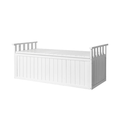 Gardeon Outdoor Storage Box Wooden Garden Bench 129cm Chest Tool Toy Sheds XL-Furniture &gt; Outdoor-PEROZ Accessories
