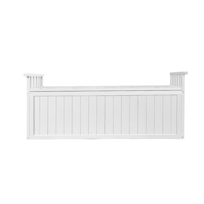 Gardeon Outdoor Storage Box Wooden Garden Bench 129cm Chest Tool Toy Sheds XL-Furniture &gt; Outdoor-PEROZ Accessories