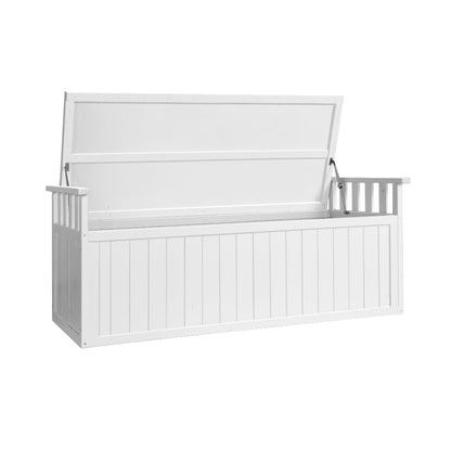 Gardeon Outdoor Storage Box Wooden Garden Bench 129cm Chest Tool Toy Sheds XL-Furniture &gt; Outdoor-PEROZ Accessories