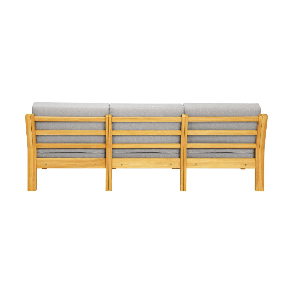 Livsip Outdoor Sofa Set Patio Furniture Wooden Table Chairs Garden Lounge 5Piece-Outdoor Sofa Set-PEROZ Accessories