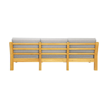 Livsip Outdoor Sofa Set Patio Furniture Wooden Table Chairs Garden Lounge 5Piece-Outdoor Sofa Set-PEROZ Accessories