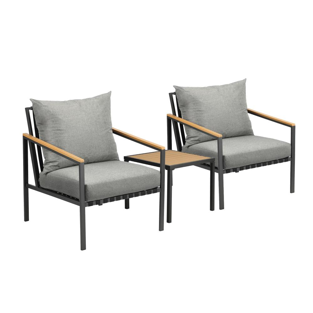 Livsip Outdoor Lounge Chairs &amp; Table Sofa Set Dining Setting Patio Furniture-Outdoor Patio Set-PEROZ Accessories