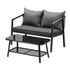 Shop Livsip Set of 2 Outdoor Furniture Setting Garden Patio Lounge Sofa Table Chairs  | PEROZ Australia