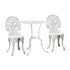 Livsip Outdoor Bistro Setting Cast Aluminium Table and Chair 3PCS Patio Set-Outdoor Patio Set-PEROZ Accessories