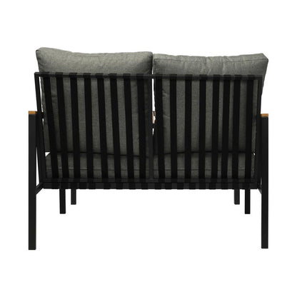Livsip Outdoor Furniture 2-Piece Dining Set Lounge Patio Chairs Table Setting-Outdoor Patio Set-PEROZ Accessories