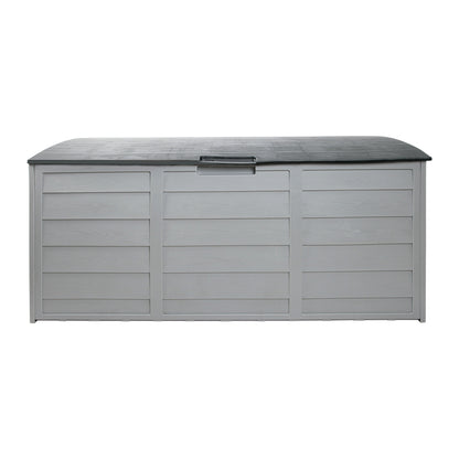 Gardeon 290L Outdoor Storage Box - Grey-Home &amp; Garden &gt; Storage-PEROZ Accessories