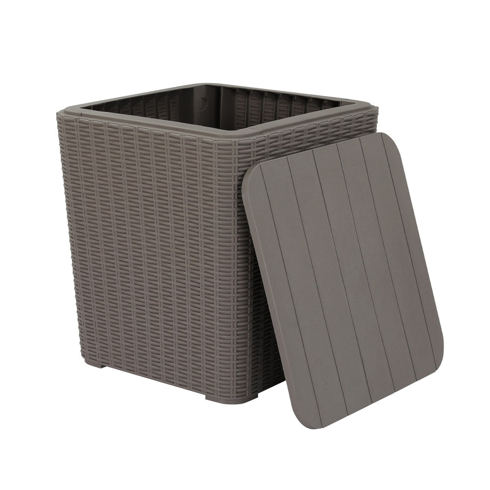Gardeon Outdoor Storage Box 43L Container Side Table Garden Bench Tool Sheds-Home &amp; Garden &gt; Storage-PEROZ Accessories