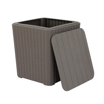 Gardeon Outdoor Storage Box 43L Container Side Table Garden Bench Tool Sheds-Home &amp; Garden &gt; Storage-PEROZ Accessories