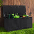 Gardeon Outdoor Storage Box 390L Container Lockable Toy Tools Shed Deck Garden-Home & Garden > Storage-PEROZ Accessories