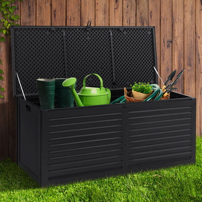 Gardeon Outdoor Storage Box Container Indoor Garden Toy Tool Sheds Chest 490L-Home &amp; Garden &gt; Storage-PEROZ Accessories