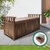 Livsip Outdoor Storage Box Wooden Garden Bench Chest Toy Tool Sheds Furniture-Outdoor Bench-PEROZ Accessories