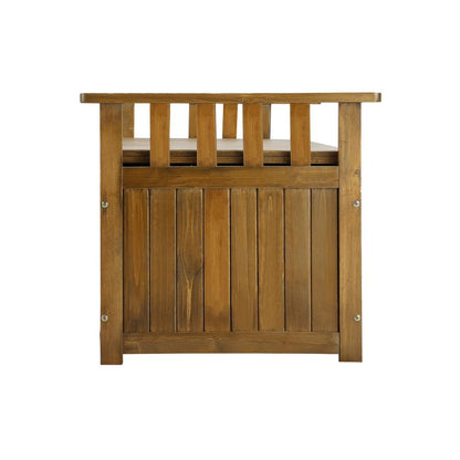 Livsip Outdoor Storage Box Garden Bench Wooden Container Chest Toy Cabinet XL-Wooden Storage Bench-PEROZ Accessories