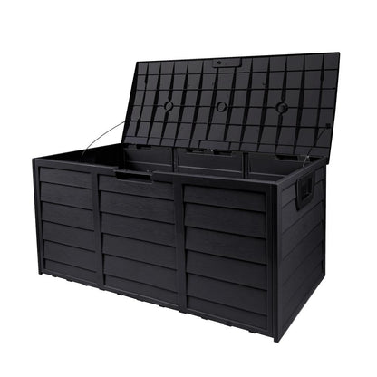 Livsip Outdoor Storage Box Cabinet Container Garden Chest Deck Tool Lockable 290L-Outdoor Storage Box-PEROZ Accessories