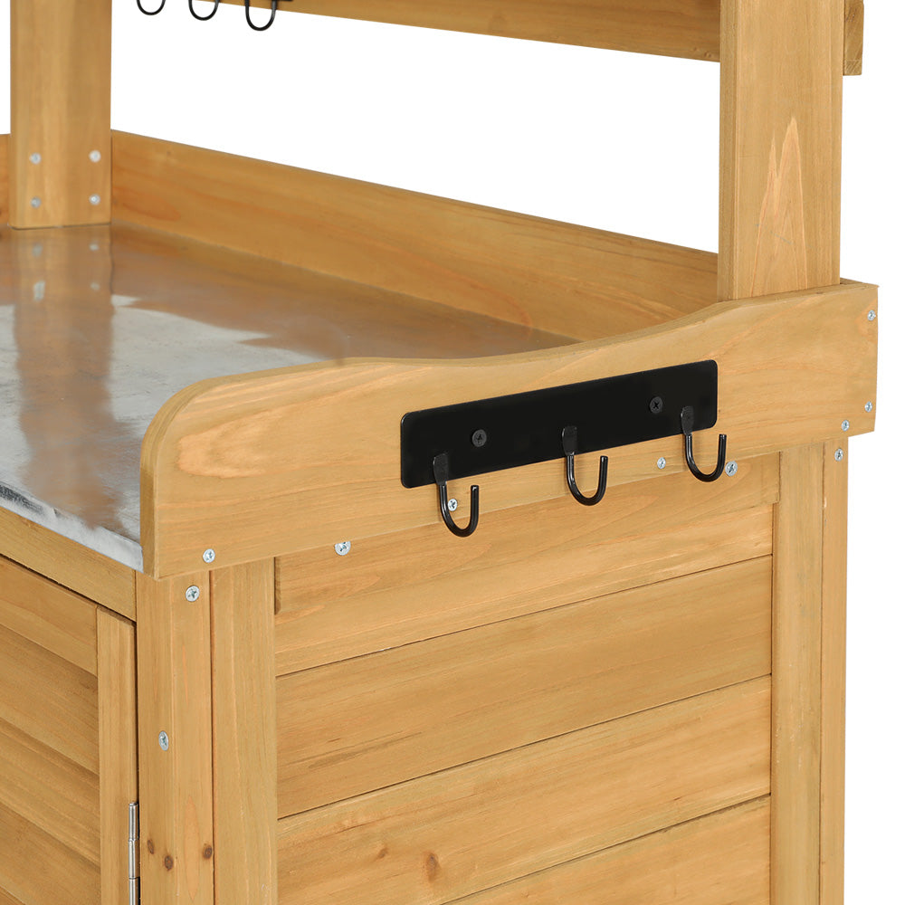 Gardeon Outdoor Storage Cabinet Box Potting Bench Table Shelf Chest Garden Shed-Home &amp; Garden &gt; Storage-PEROZ Accessories