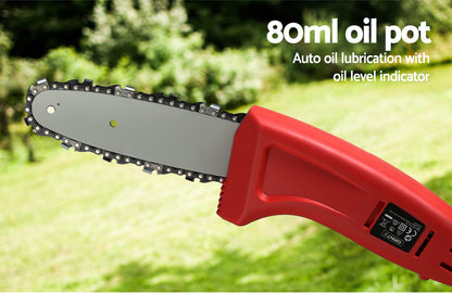 Giantz Cordless Pole Chainsaw Electric Saw 20V Lithium-Ion Tool Battery Pruner-Tools &gt; Industrial Tools-PEROZ Accessories