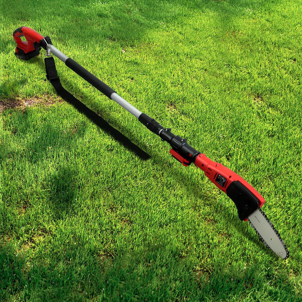 Giantz Cordless Pole Chainsaw Electric Saw 20V Lithium-Ion Tool Battery Pruner-Tools &gt; Industrial Tools-PEROZ Accessories