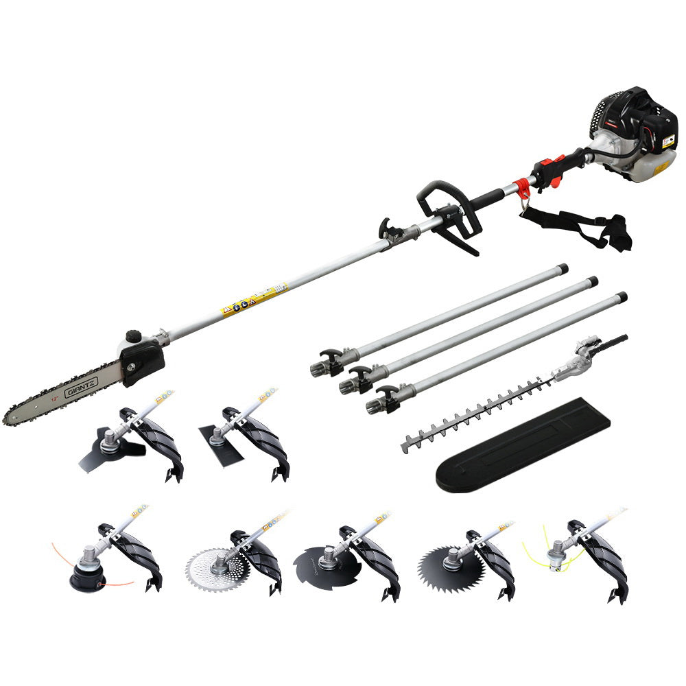 Giantz Pole Chainsaw Hedge Trimmer Brush Cutter Whipper Snipper 9 IN 1 MultiTool-Tools &gt; Power Tools-PEROZ Accessories