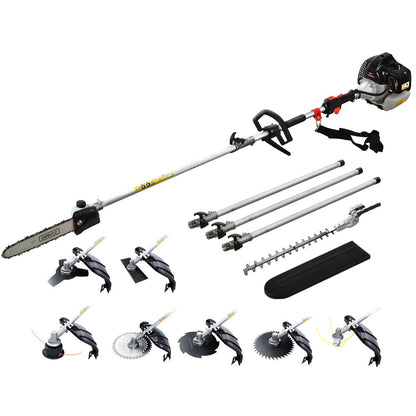 Giantz Pole Chainsaw Hedge Trimmer Brush Cutter Whipper Snipper 9 IN 1 MultiTool-Tools &gt; Power Tools-PEROZ Accessories