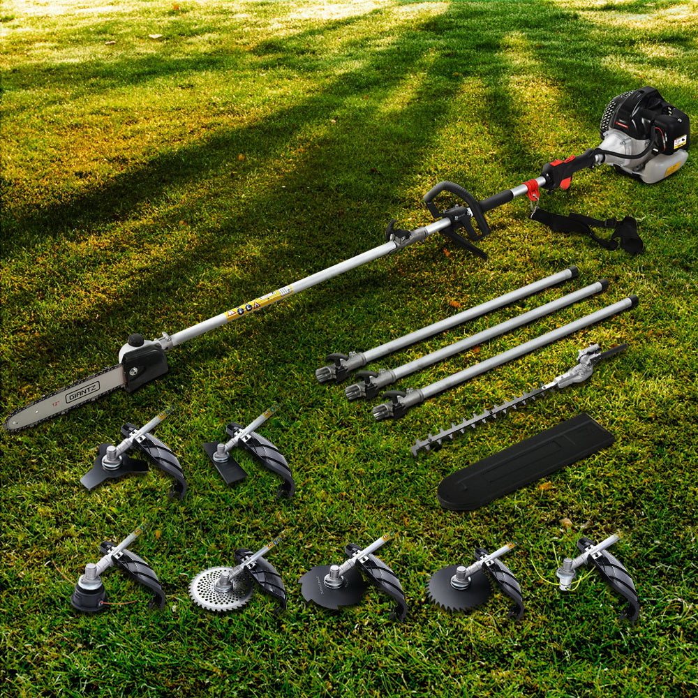 Giantz Pole Chainsaw Hedge Trimmer Brush Cutter Whipper Snipper 9 IN 1 MultiTool-Tools &gt; Power Tools-PEROZ Accessories