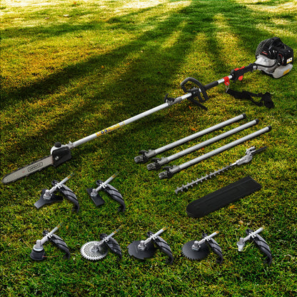 Giantz Pole Chainsaw Hedge Trimmer Brush Cutter Whipper Snipper 9 IN 1 MultiTool-Tools &gt; Power Tools-PEROZ Accessories
