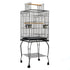 i.Pet Large Bird Cage with Perch - Black-Pet Care > Bird-PEROZ Accessories
