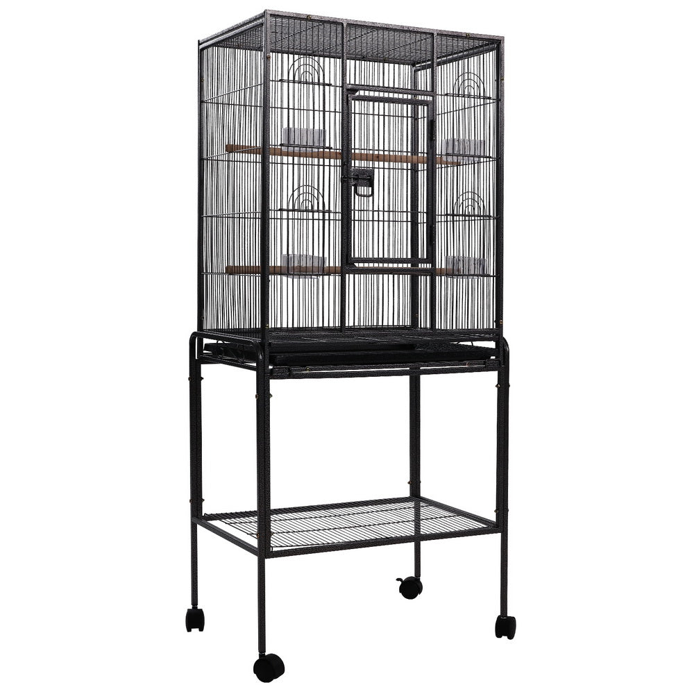 i.Pet Bird Cage Pet Cages Aviary 144CM Large Travel Stand Budgie Parrot Toys-Pet Care &gt; Bird-PEROZ Accessories