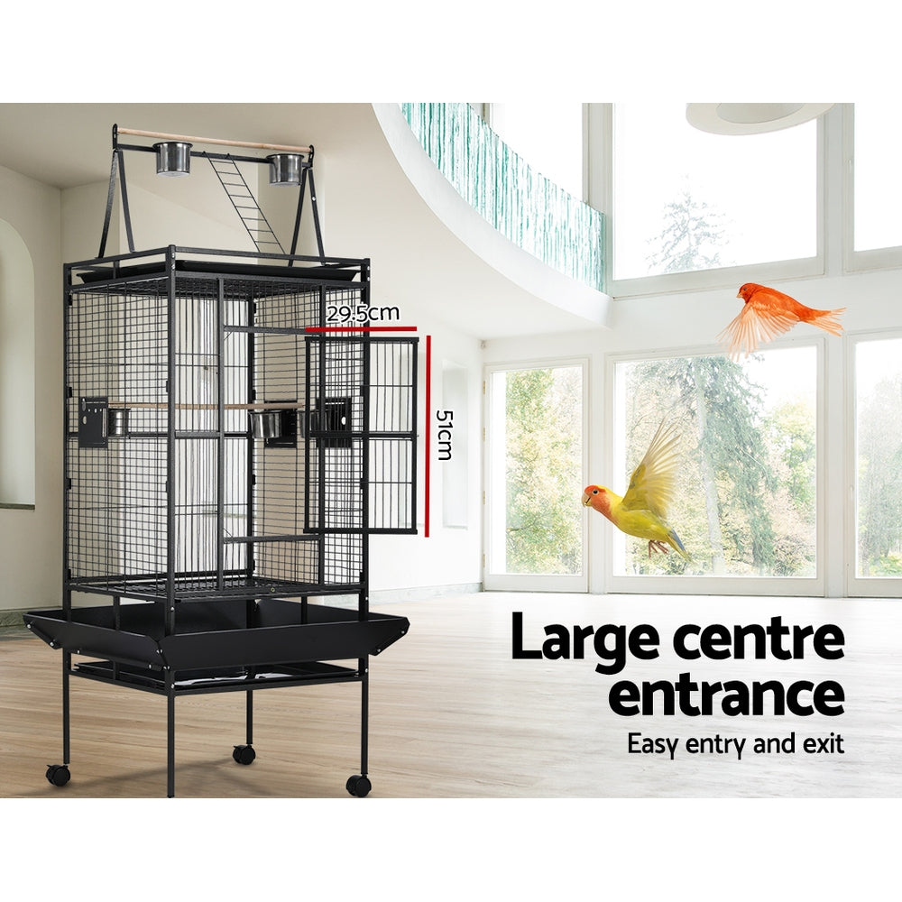 i.Pet Bird Cage Pet Cages Aviary 173CM Large Travel Stand Budgie Parrot Toys-Pet Care &gt; Bird-PEROZ Accessories