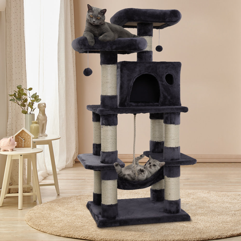 i.Pet Cat Tree Trees Scratching Post Scratcher Tower Condo House Furniture Wood-Pet Care &gt; Cat Supplies-PEROZ Accessories