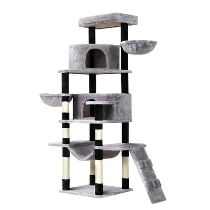 i.Pet Cat Tree Tower Scratching Post Scratcher Wood Condo House Play Bed 161cm-Pet Care &gt; Cat Supplies-PEROZ Accessories