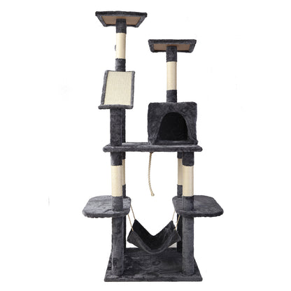 i.Pet Cat Tree 171cm Trees Scratching Post Scratcher Tower Condo House Furniture Wood-Pet Care &gt; Cat Supplies-PEROZ Accessories
