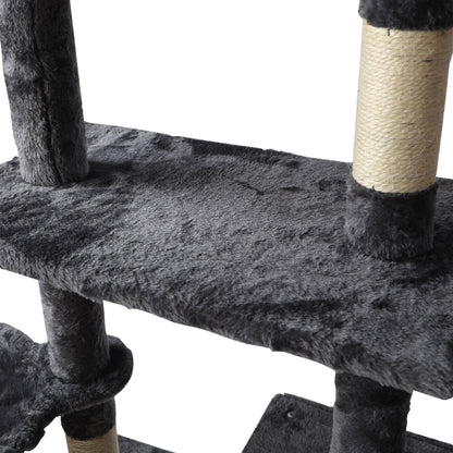 i.Pet Cat Tree 140cm Trees Scratching Post Scratcher Tower Condo House Furniture Wood-Pet Care &gt; Cat Supplies-PEROZ Accessories