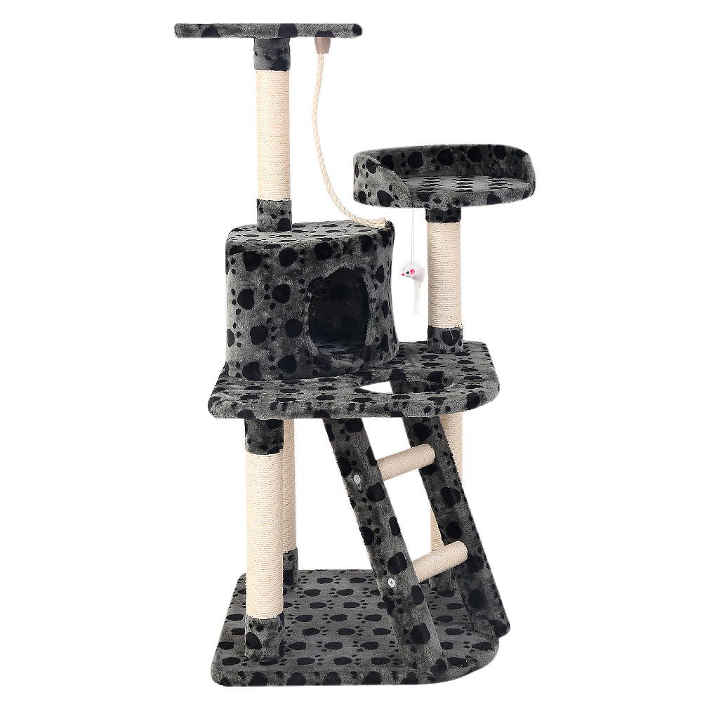 i.Pet Cat Tree 120cm Trees Scratching Post Scratcher Tower Condo House Furniture Wood 120cm-Pet Care &gt; Cat Supplies-PEROZ Accessories