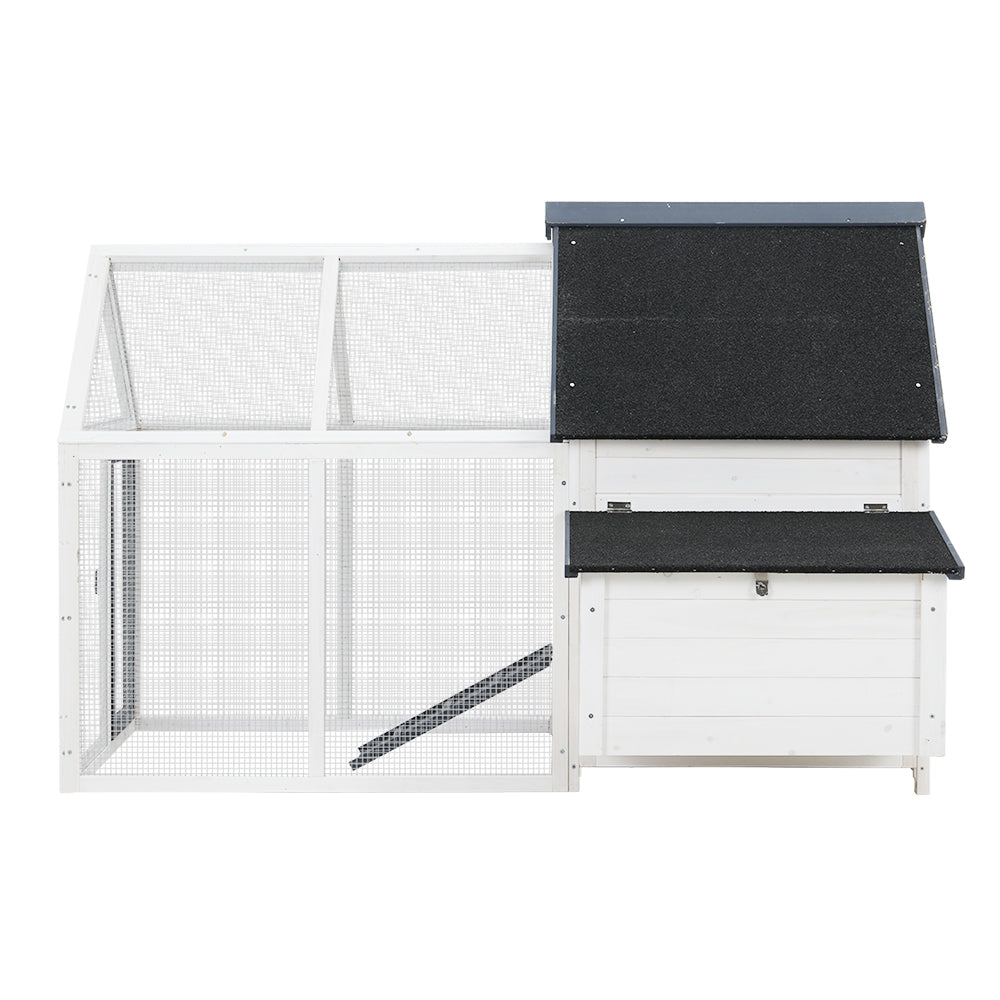 i.Pet Chicken Coop Rabbit Hutch Large House Run Cage XL Pet Hutch Bunny Wooden-Pet Care &gt; Coops &amp; Hutches-PEROZ Accessories