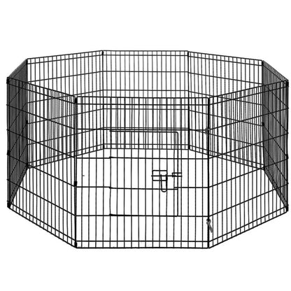 i.Pet Pet Dog Playpen 2X30&quot; 8 Panel Puppy Exercise Cage Enclosure Fence-Pet Care &gt; Dog Supplies-PEROZ Accessories