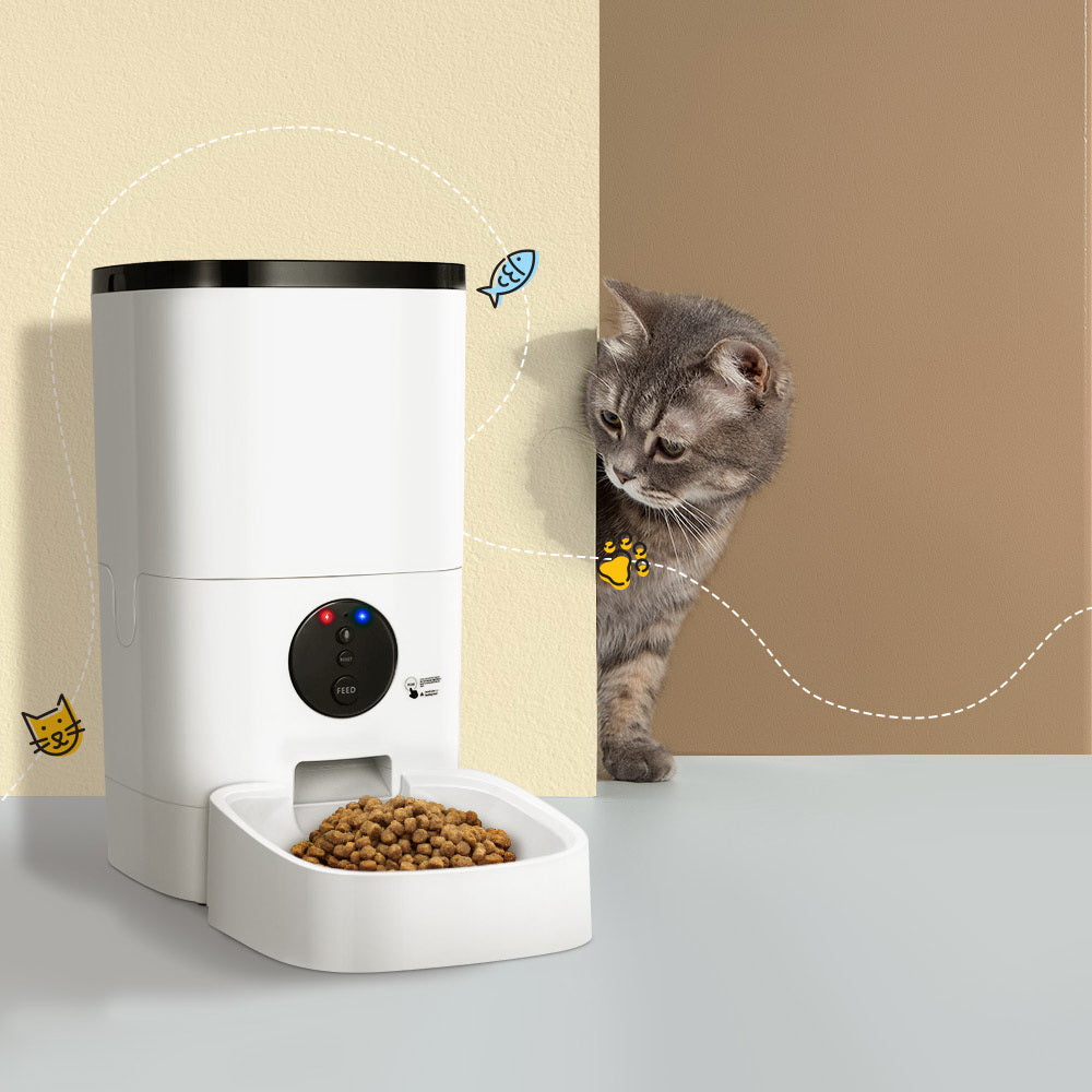 i.Pet Automatic Pet Feeder 6L Auto Wifi Dog Cat Feeder Smart Food App Control-Pet Feeder-PEROZ Accessories