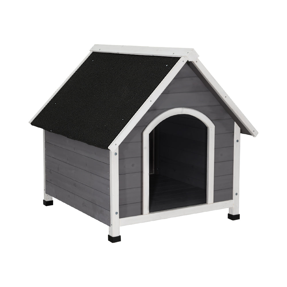 i.Pet Dog Kennel House Wooden Outdoor Indoor Puppy Pet House Weatherproof Large-Pet Care &gt; Dog Supplies-PEROZ Accessories