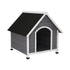 i.Pet Dog Kennel House Wooden Outdoor Indoor Puppy Pet House Weatherproof Large-Pet Care > Dog Supplies-PEROZ Accessories