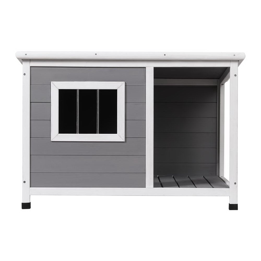 i.Pet Dog Kennel House Large Wooden Outdoor Pet Kennels Indoor Puppy Cabin Log-Pet Care &gt; Dog Supplies-PEROZ Accessories