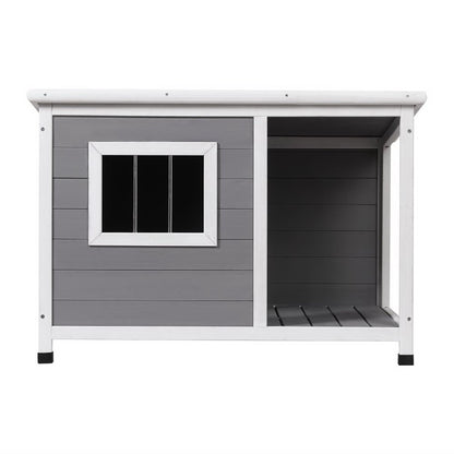 i.Pet Dog Kennel House Large Wooden Outdoor Pet Kennels Indoor Puppy Cabin Log-Pet Care &gt; Dog Supplies-PEROZ Accessories