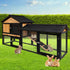 i.Pet Chicken Coop Rabbit Hutch Wooden Cage Pet Hutch 165cm x 52cm x 86cm-Pet Care > Coops & Hutches-PEROZ Accessories