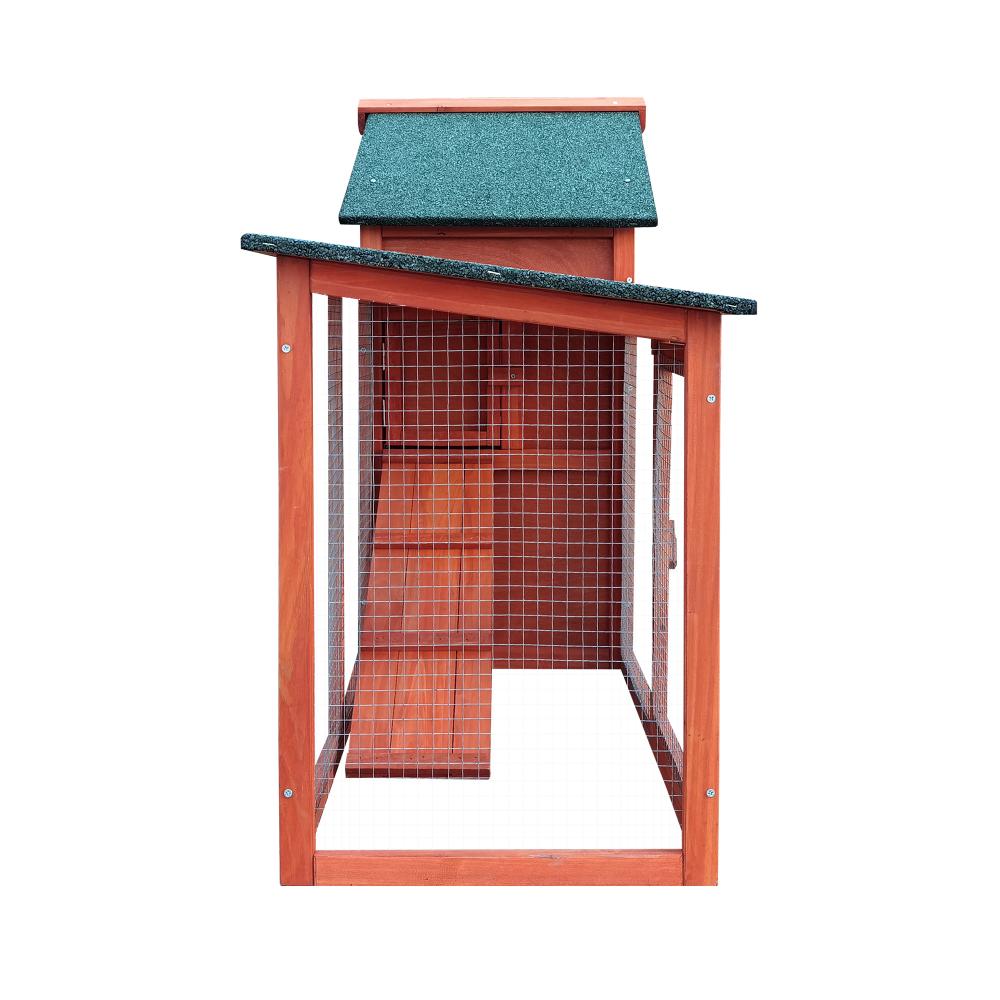 Alopet Rabbit Hutch Chicken Coop Bunny House Run Cage Wooden Outdoor Pet Hutch-Wooden Hutch-PEROZ Accessories