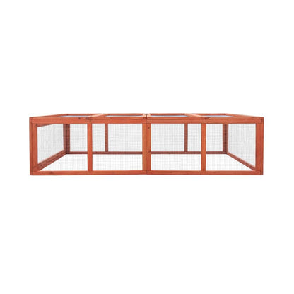 Alopet Chicken Coop Rabbit Hutch Extra Large Wooden Chicken House Run Hen Cage-Wooden Hutch-PEROZ Accessories