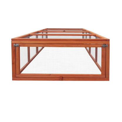Alopet Chicken Coop Rabbit Hutch Extra Large Wooden Chicken House Run Hen Cage-Wooden Hutch-PEROZ Accessories