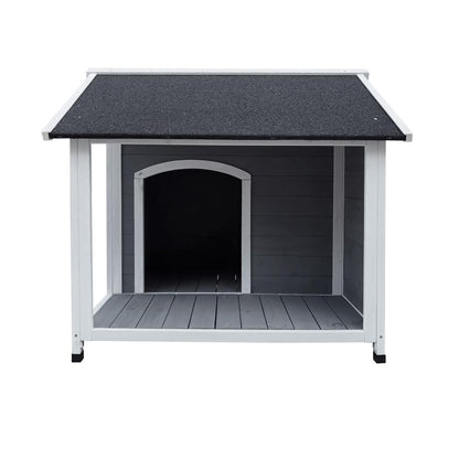 Alopet Dog Kennel Kennels House Outdoor Pet Wooden Large Cage Cabin Box Awning-Wooden Kennel-PEROZ Accessories