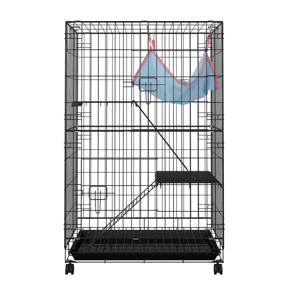 i.Pet Rabbit Cage Indoor Hutch Guinea Pig Bunny Ferret Hamster Pet Cage Outdoor-Pet Care &gt; Coops &amp; Hutches-PEROZ Accessories
