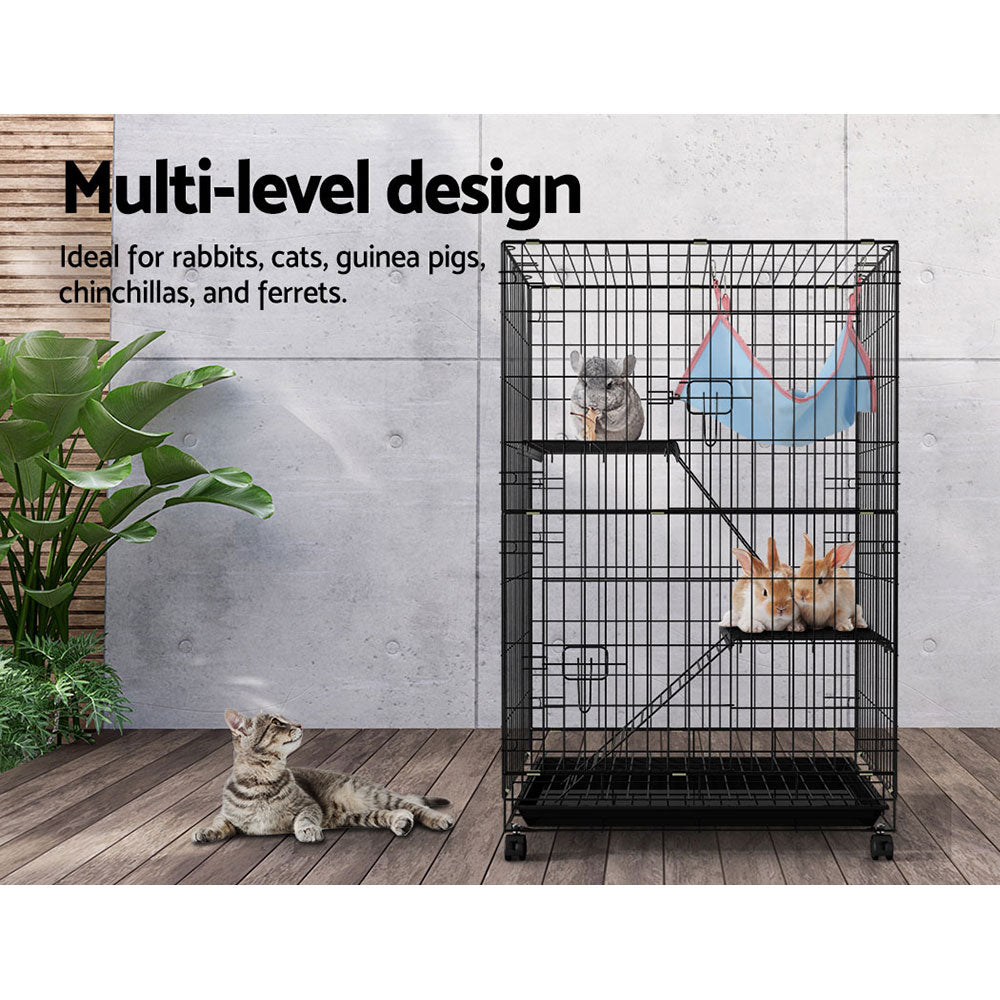 i.Pet Rabbit Cage Indoor Hutch Guinea Pig Bunny Ferret Hamster Pet Cage Outdoor-Pet Care &gt; Coops &amp; Hutches-PEROZ Accessories