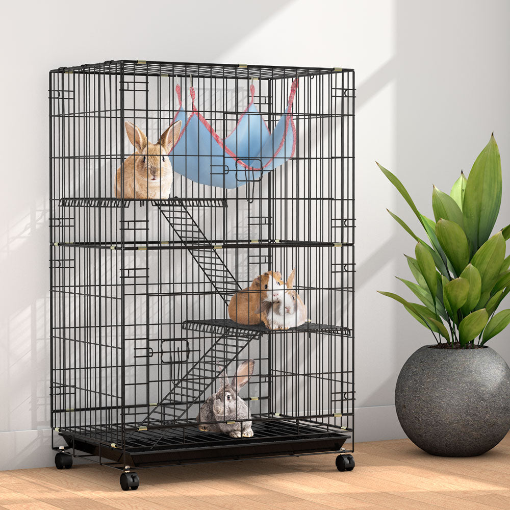 i.Pet Rabbit Cage Indoor Hutch Guinea Pig Bunny Ferret Hamster Pet Cage Outdoor-Pet Care &gt; Coops &amp; Hutches-PEROZ Accessories