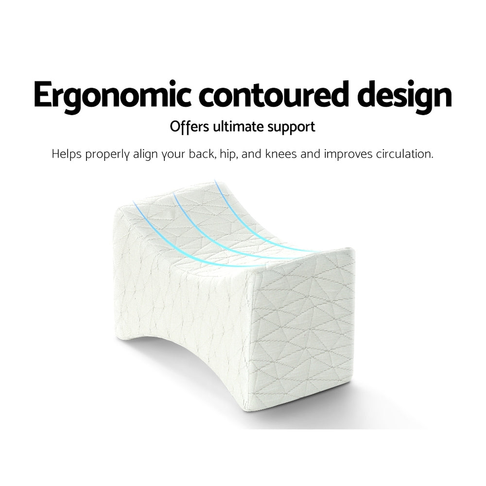 Giselle Bedding Memory Foam Pillow Cushion Neck Support Knee Leg Pillows Soft-Home &amp; Garden &gt; Bedding-PEROZ Accessories