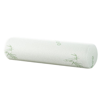 Giselle Bedding Memory Foam Neck Roll Pillow Bamboo Cover-Home &amp; Garden &gt; Bedding-PEROZ Accessories